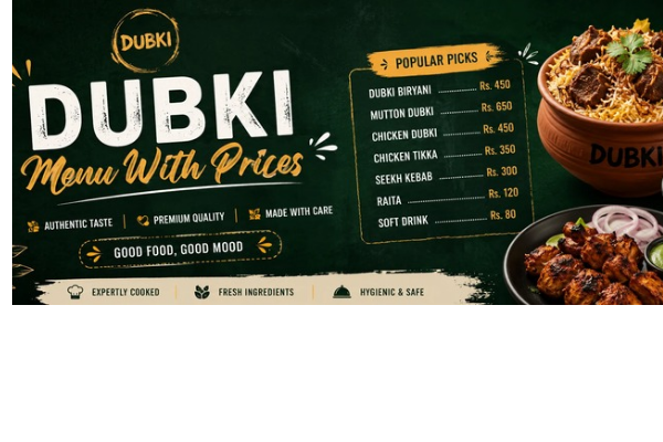 Dubki Menu